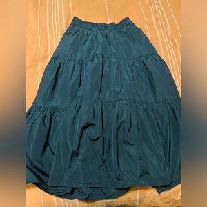 Wilfred tiered midi skirt